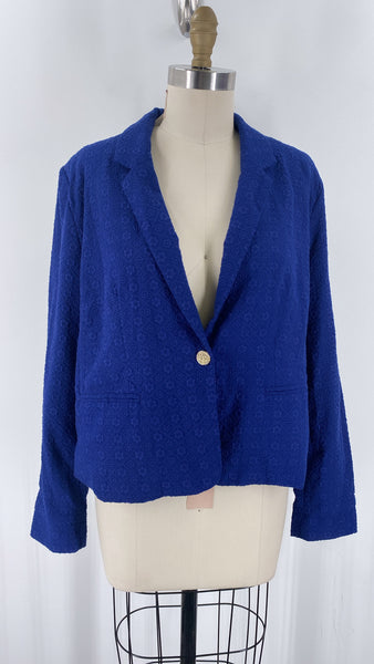 Draper James Blue Blazer Jacket, XL