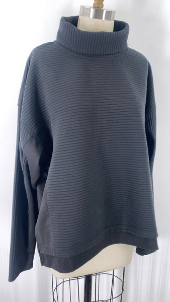 Tahari Black Turtleneck Top, XL