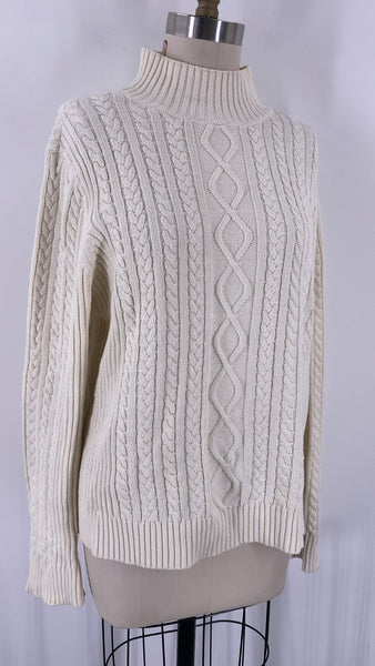 Chaps Ivory Sweater, XL