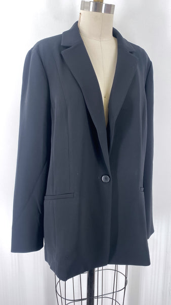 Talbots Black Blazer Jacket, 14