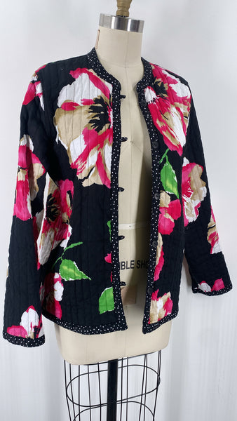 Appleseed's Black Print Jacket, L