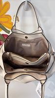 Kate Spade White/Ivory Handbag, 14"x7.5" (no crossbody strap)
