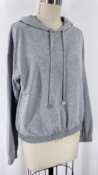 Michael Kors Gray Hoodie Sweatshirt, L