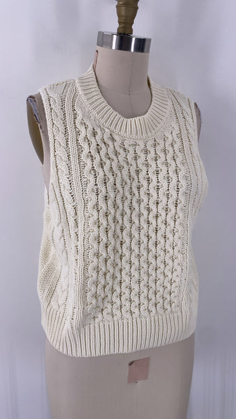New Melrose & Market Ivory Sweater, L