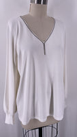 Chico's White Sweater, L