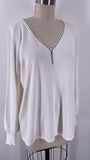 Chico's White Sweater, L