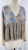 Pookie & Sebastian Print Top, M