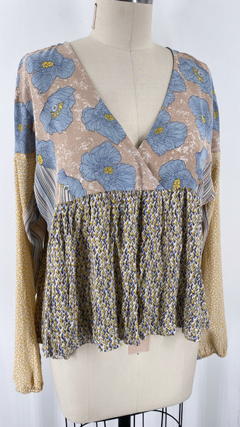Pookie & Sebastian Print Top, M