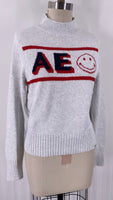 New American Eagle Gray Sweater, M