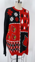 Forever Collectibles UofL Christmas Sweater, XXL