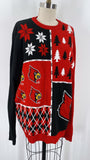 Forever Collectibles UofL Christmas Sweater, XXL