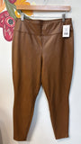 Gap Brown Faux Leather Leggings, L