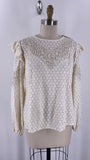 Express White/Ivory 2pc Top, M