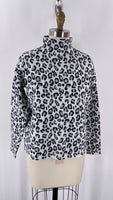 Cynthia Rowley Animal Print Sweater, S