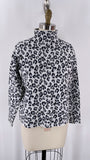 Cynthia Rowley Animal Print Sweater, S