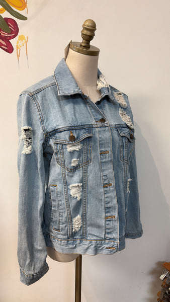 Ashley Vintage Charm Denim Jacket, S