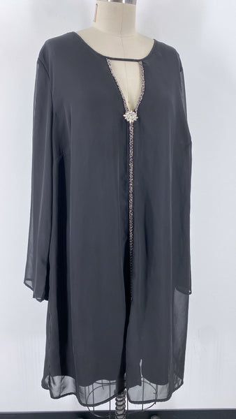 Love Squared Black Dress, 3X