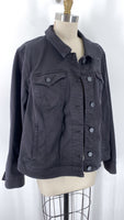 Lane Bryant Black Denim Jacket, 22
