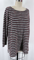 Talbots Red/Black Top, 1X