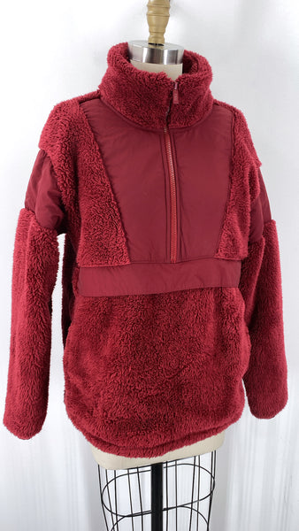 Victoria's Secret Burgundy Pocket Pullover, M