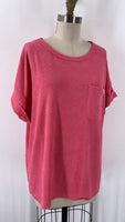 New Simply Southern Pink Terry Top, XL