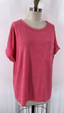 New Simply Southern Pink Terry Top, XL