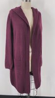 Dip Hooded Cardigan, L