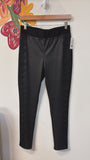 Joseph Ribkoff Black Faux Leather Leggings, 6