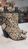 Vince Camuto Snake Print Boots, 6.5