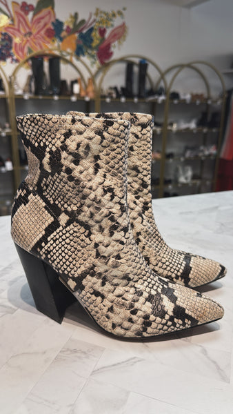 Vince Camuto Snake Print Boots, 6.5