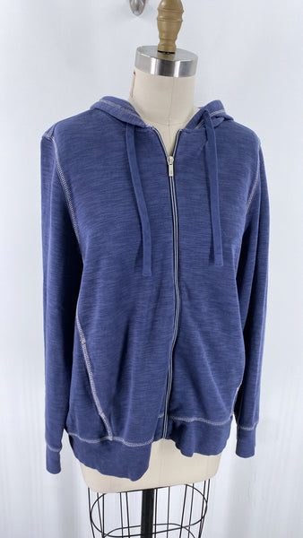Tommy Bahama Blue Hooded Jacket, XL