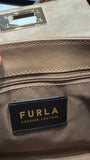 Furla Tan Leather 1927 Top Handle Mini Bag, 8.27 x 6.3 x 3.35