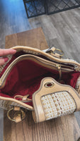 Maxx New York Tan Handbag, 10.5"x13"