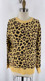 Simply Southern Animal Print Sweater, M