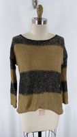 Papillon Gold/Black Metallic Sweater, XS