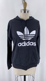 Adidas Black Hoodie Sweatshirt, S