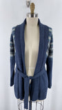 Sonoma Blue Belted Cardigan, S