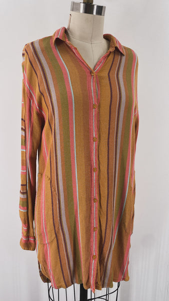 Prana Stripe Pocket Tunic, M