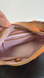 Dooney & Bourke Orange Shoulder Bag, 13"x9"