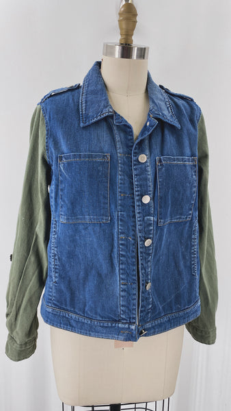 Skies Are Blue Denim Jacket, L