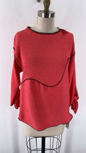 New IC by Connie K Pink Top, M