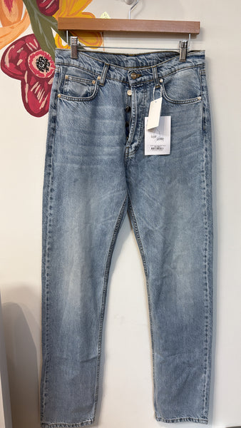 New Djerf Avenue Button Fly Relaxed Jeans, 26 (2) Tall (retail $140)