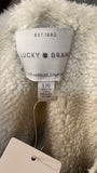 Lucky Brand Plaid Snap Front Jacket, L