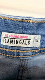 Flamingals 26" Inseam Jeans, XL