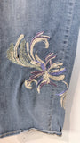 Chico's Pull On Wide Leg 29" Inseam Jeans, 12