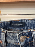 Aeropostale Mid Rise Ankle Straight 27" Inseam Jeans, 0