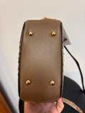 Brown Crossbody Bag, 7"x8"