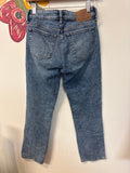 Aeropostale Mid Rise Ankle Straight 27" Inseam Jeans, 0