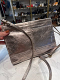 The Sak Metallic Leather Crossbody Bag, 10"x7"
