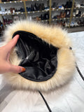 Faux Fur Hand Muff Crossbody Bag